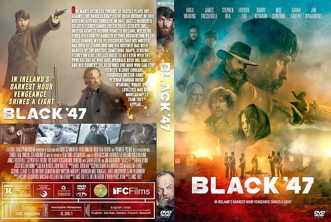 Black ’47 (2018) R1 Custom DVD Cover 