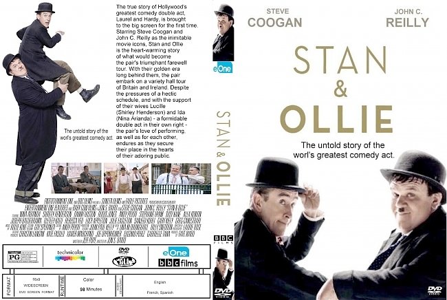 Stan & Ollie (2018) R0 CUSTOM DVD Cover & Label 