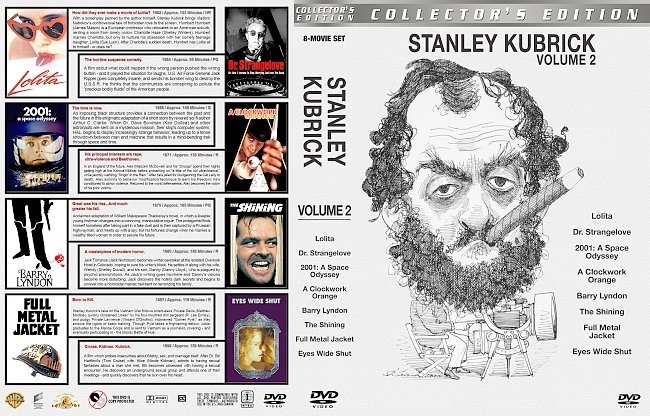 Stanley Kubrick Collection – Volume 2 (1962-1999) R1 Custom DVD Cover 
