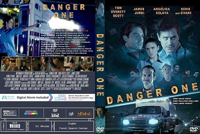 Danger One (2018) R1 CUSTOM DVD Cover & Label 