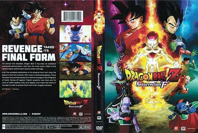 Dragon Ball Z: Resurrection ‘F’ (2015) R1 DVD Cover 