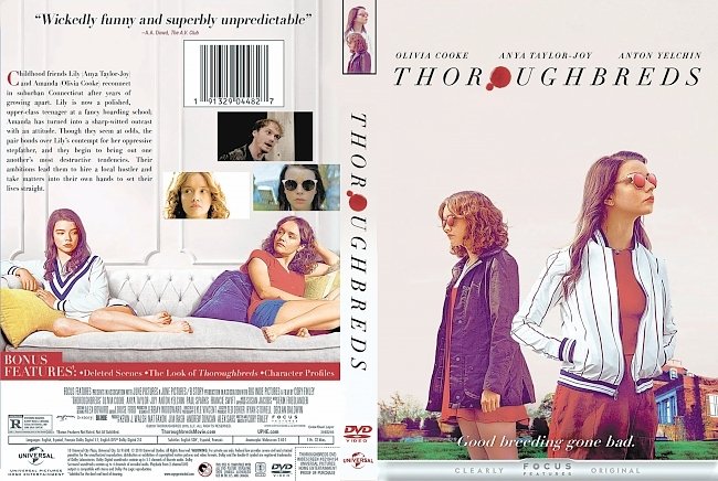 Thoroughbreds (2017) R1 DVD Cover 