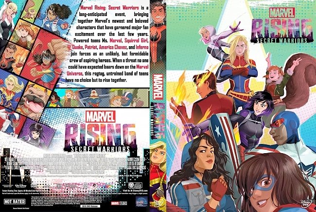 Marvel Rising: Secret Warriors (2018) R1 Custom DVD Cover 