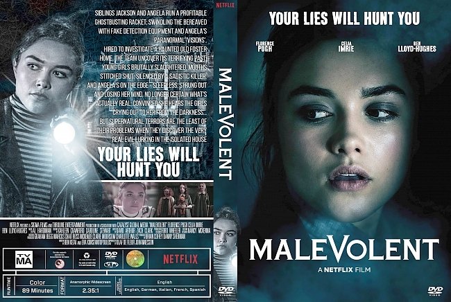 Malevolent (2018) R1 Custom DVD Cover 