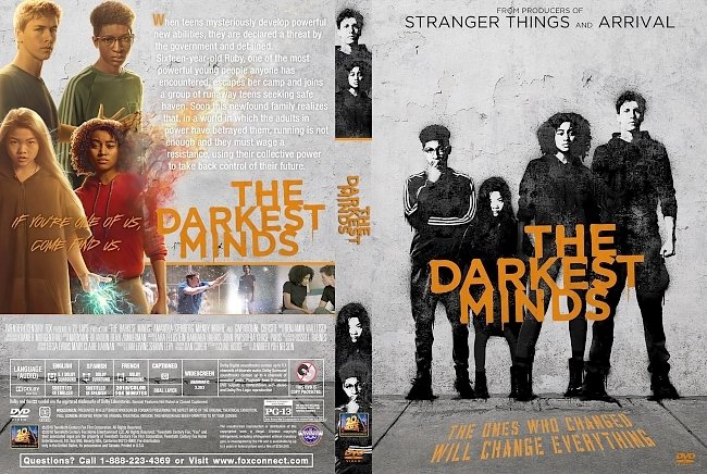 The Darkest Minds (2018) R1 Custom DVD Covers 