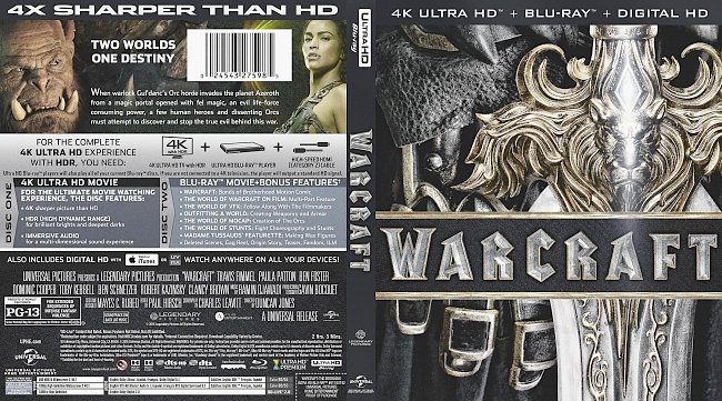 Warcraft 4k Bluray Cover 