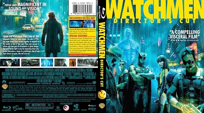 dvd cover Watchmen Director's Cut Bluray Cover