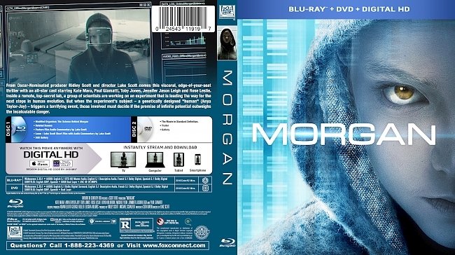 dvd cover Morgan Bluray Cover