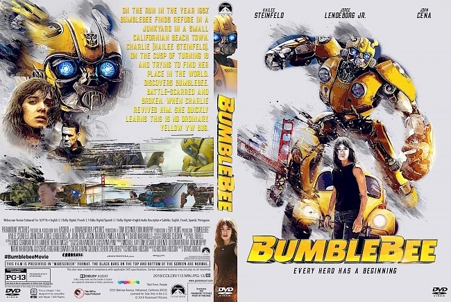 dvd cover Bumblebee DVD Cover