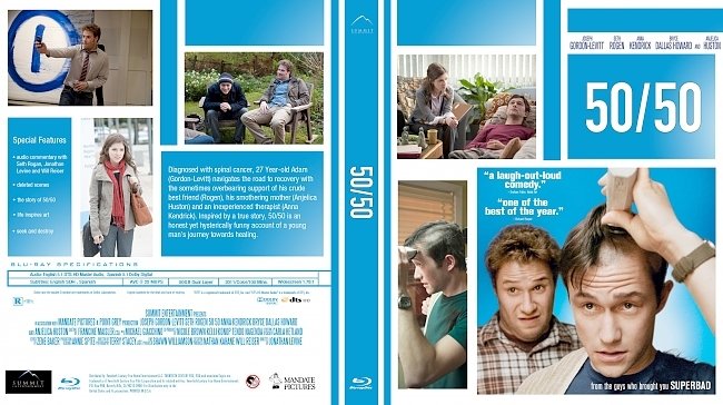 50/50 Bluray Cover 