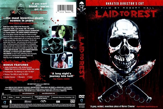 dvd cover Laid to Rest DVD Cover