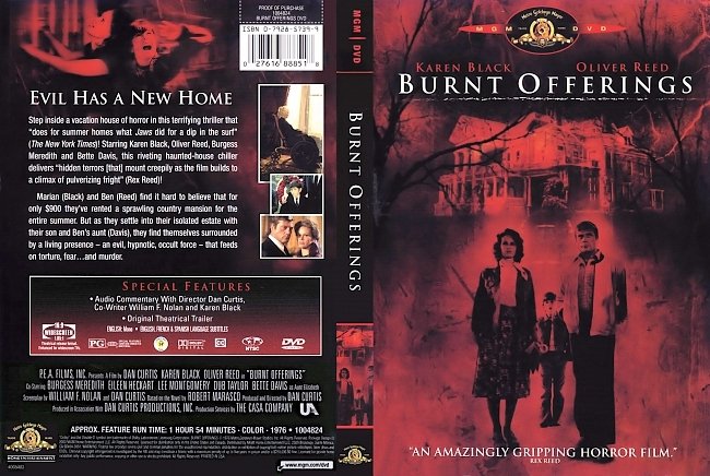 dvd cover Burnt Offerings DVD Cover