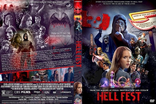 dvd cover Hell Fest DVD Movie Cover