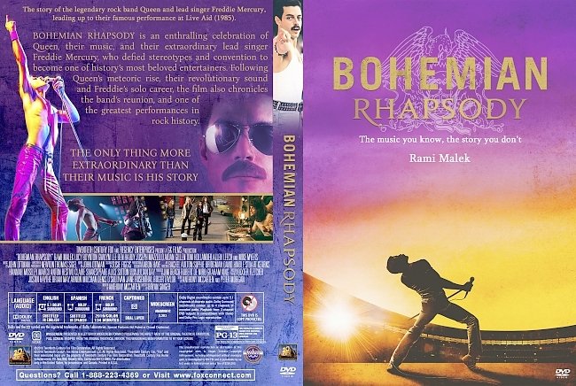dvd cover Bohemian Rhapsody DVD Cover
