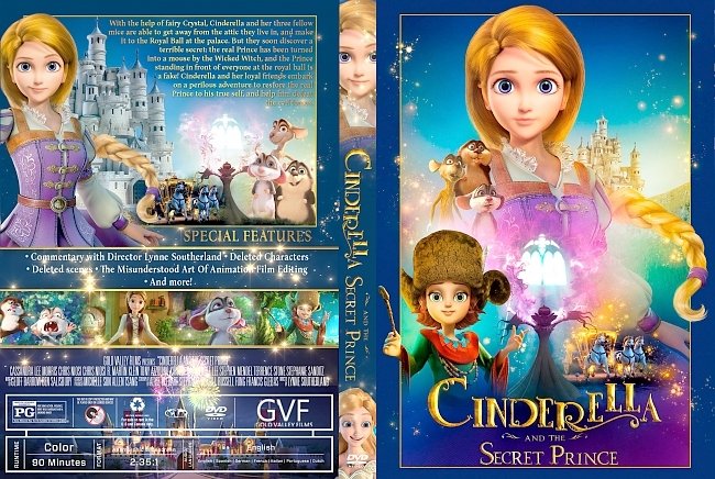 dvd cover Cinderella and the Secret Prince DVD Cover