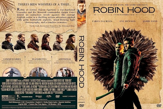 dvd cover Robin Hood DVD Cover