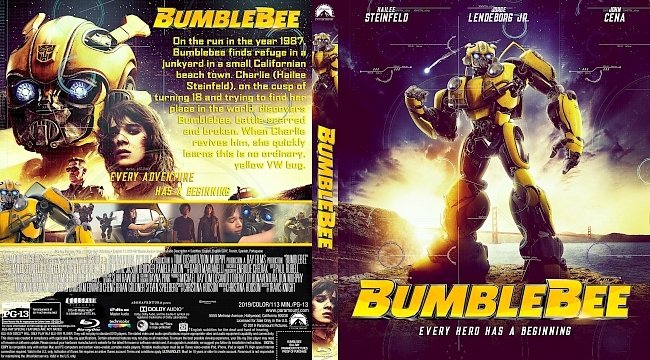 dvd cover Bumblebee Bluray Cover