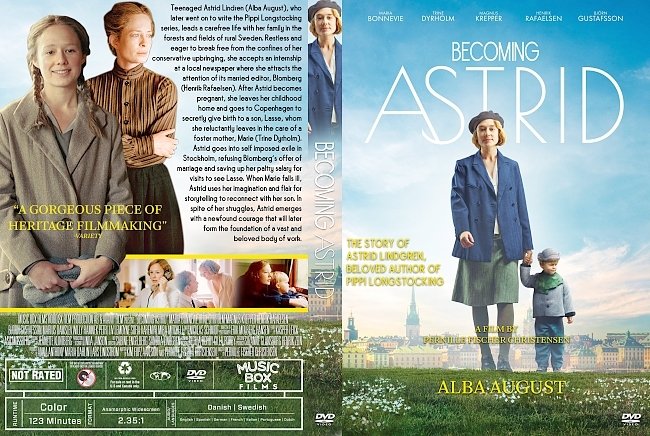 dvd cover Becoming Astrid DVD Cover