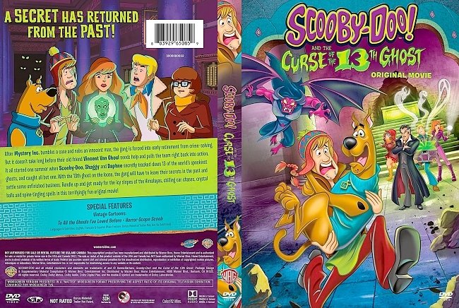 dvd cover Scooby-Doo! and the Curse of the 13th Ghost DVD Cover