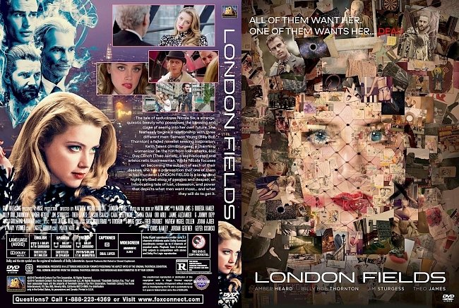 dvd cover London Fields DVD Cover