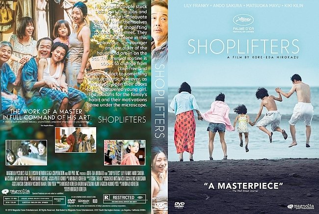 dvd cover Shoplifters DVD Cover