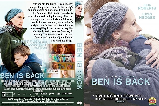 dvd cover Ben Is Back DVD Cover