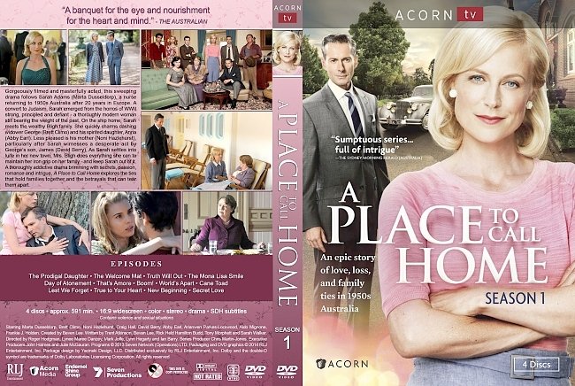 dvd cover A Place to Call Home Season 1 DVD Cover