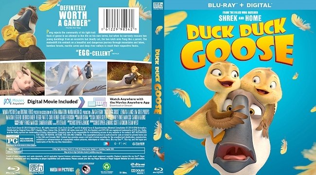dvd cover Duck Duck Goose Bluray Cover