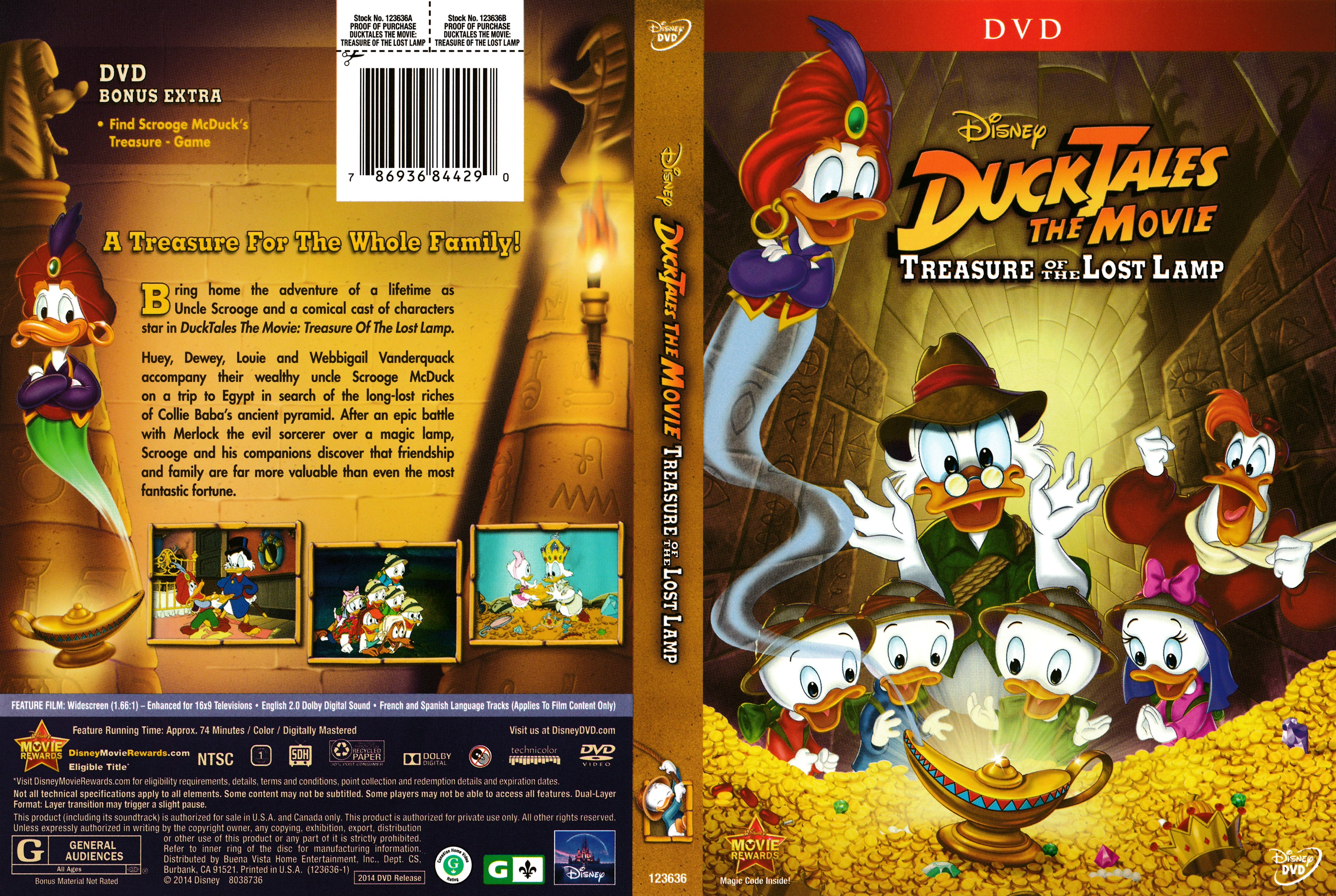 Ducktales the movie treasure of the lost lamp vhs