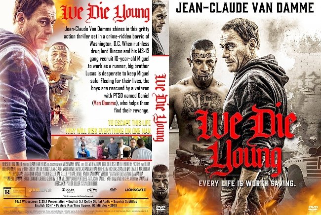 dvd cover We Die Young DVD Cover