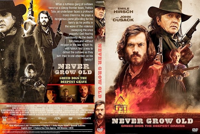 dvd cover Never Grow Old DVD Cover