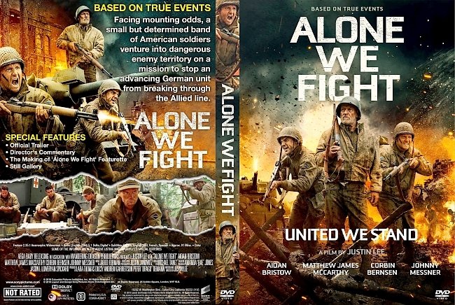 dvd cover Alone We Fight DVD Cover