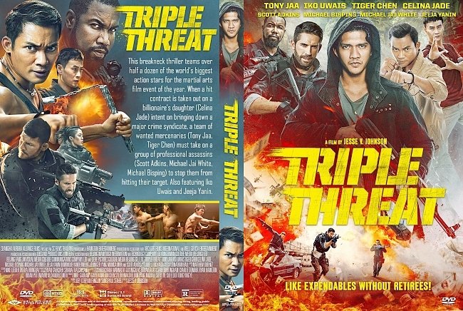 dvd cover Triple Threat DVD Cover