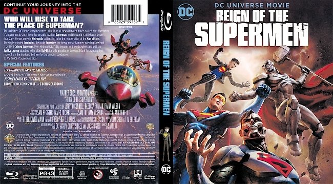 dvd cover Reign of the Supermen Bluray Cover