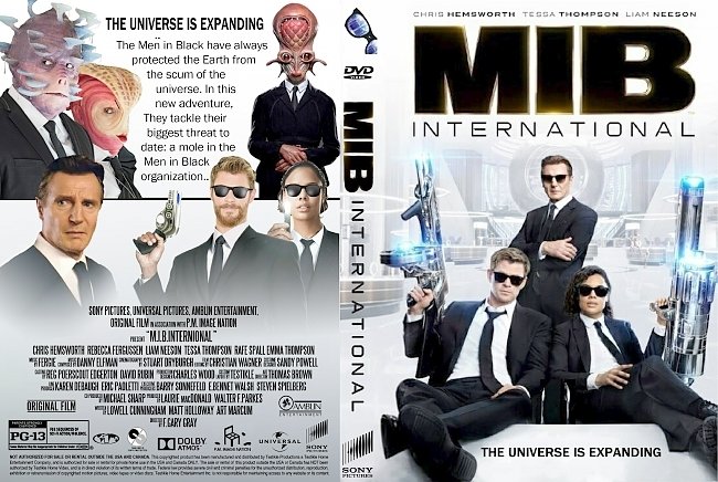 dvd cover Men in Black: International DVD Cover