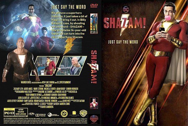 dvd cover Shazam! DVD Cover