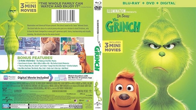 The Grinch Bluray Cover 