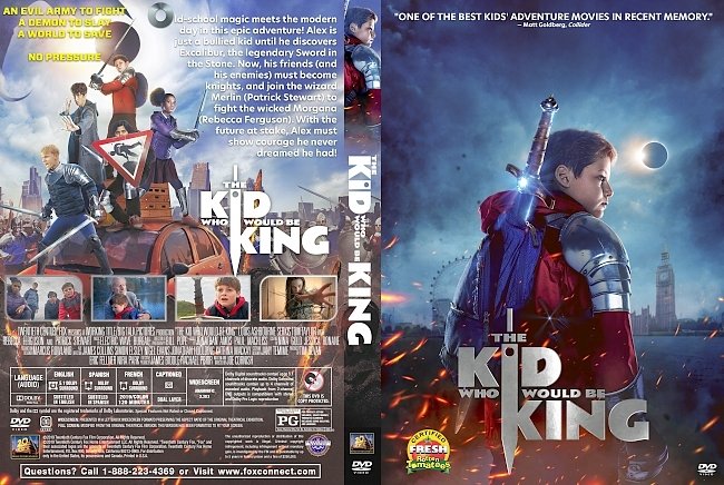 The Kid Who Would Be King DVD Cover 