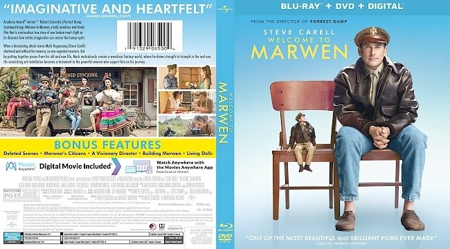 dvd cover Welcome to Marwen Bluray Cover