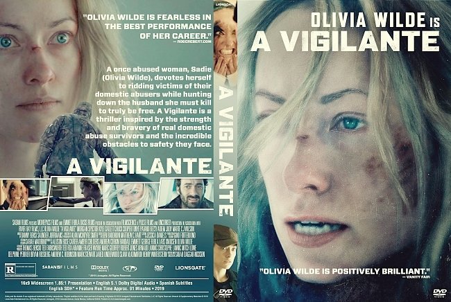 dvd cover A Vigilante DVD Cover