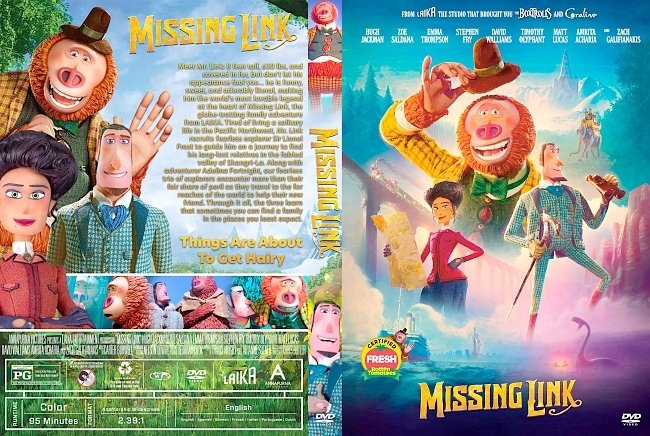 dvd cover Missing Link DVD Cover