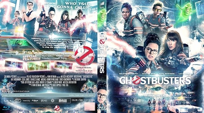 dvd cover Ghostbusters Bluray Cover