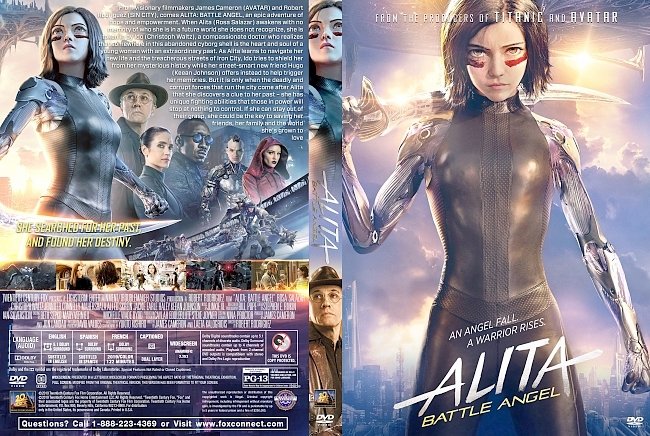 dvd cover Alita: Battle Angel DVD Cover