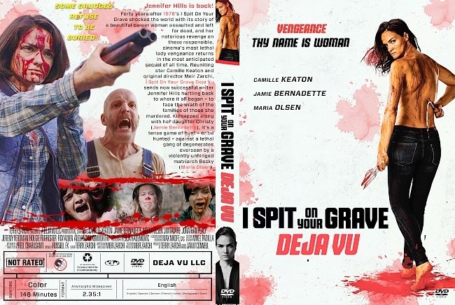 dvd cover I Spit on Your Grave: Deja Vu DVD Cover