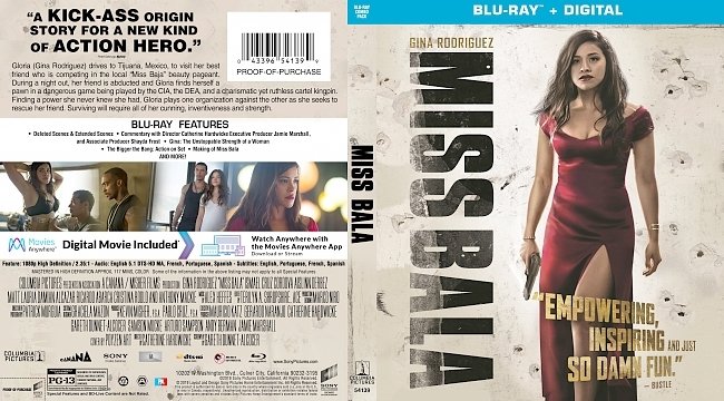 dvd cover Miss Bala Bluray Cover