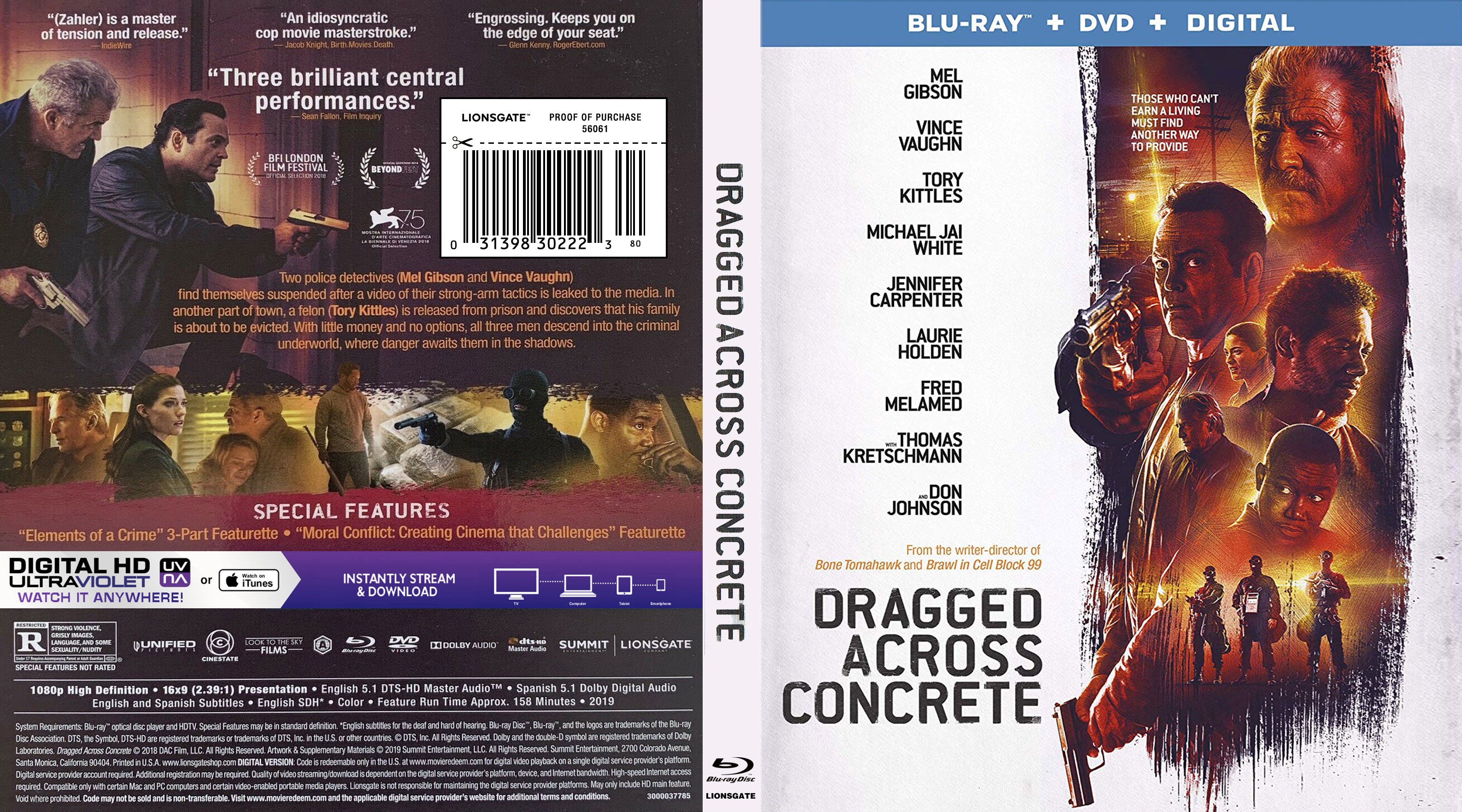 Dragged across concrete dvd cover
