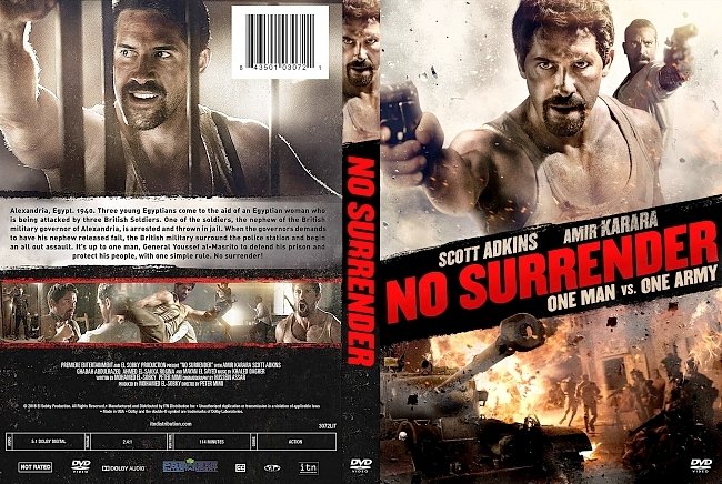 dvd cover No Surrender DVD Cover