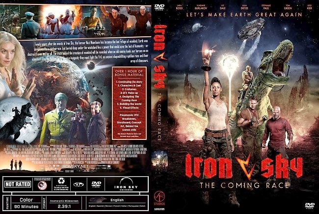 dvd cover Iron Sky The Coming Race DVD Cover