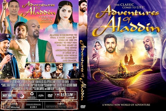 dvd cover Adventures of Aladdin DVD Cover