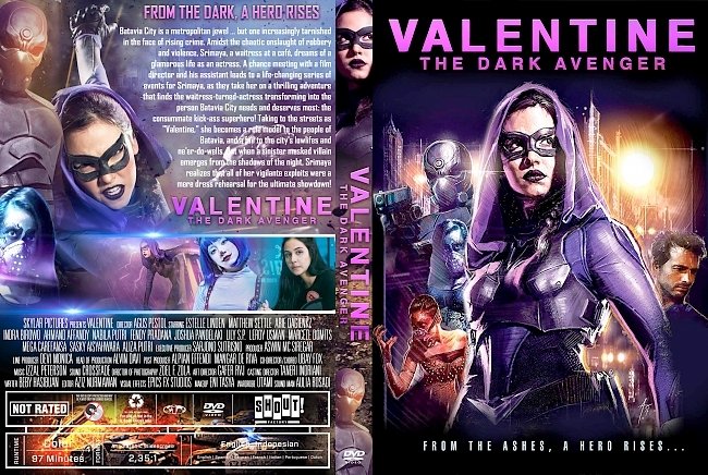 dvd cover Valentine: The Dark Avenger DVD Cover